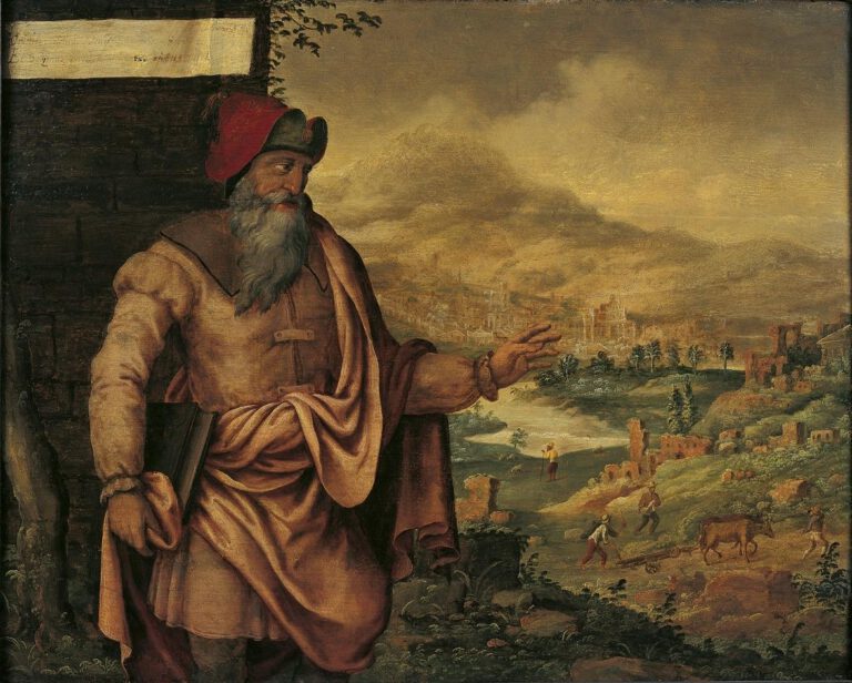 Maarten van Heemskerck, Le prophète Isaïe prédisant le retour des juifs exilés, 1550-65.