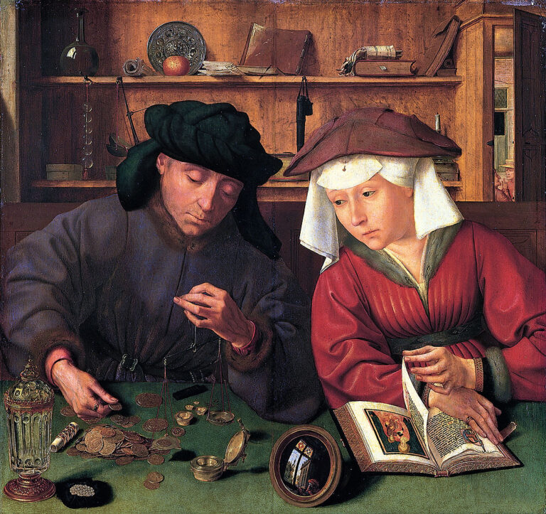 Quentin Massys, le preteur et sa femme, 1514