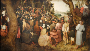 Brueghel l'Ancien, La prédication de Jean le baptiste, 1566