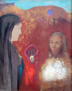 Odilon Redon, le Christ et la Samaritaine, XXe s.