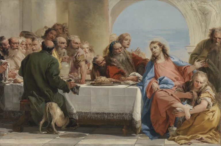 Giovanni Domenico Tiepolo, onction chez simon le pharisien, 1752