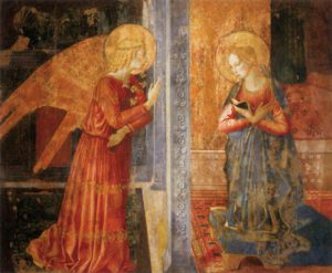 Benozzo Gozzoli - San Domenico, Annunciation, 1449