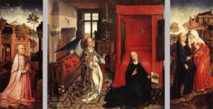 Rogier van der Weyden, Triptyque de l'Annonciation, 1440