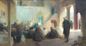 Vassily Polenov, Le Christ enseignant parmi les docteurs de la Loi, 1896