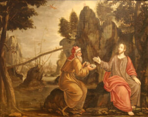 Barthélemy Parrocel, Jésus au désert, XVIIe
