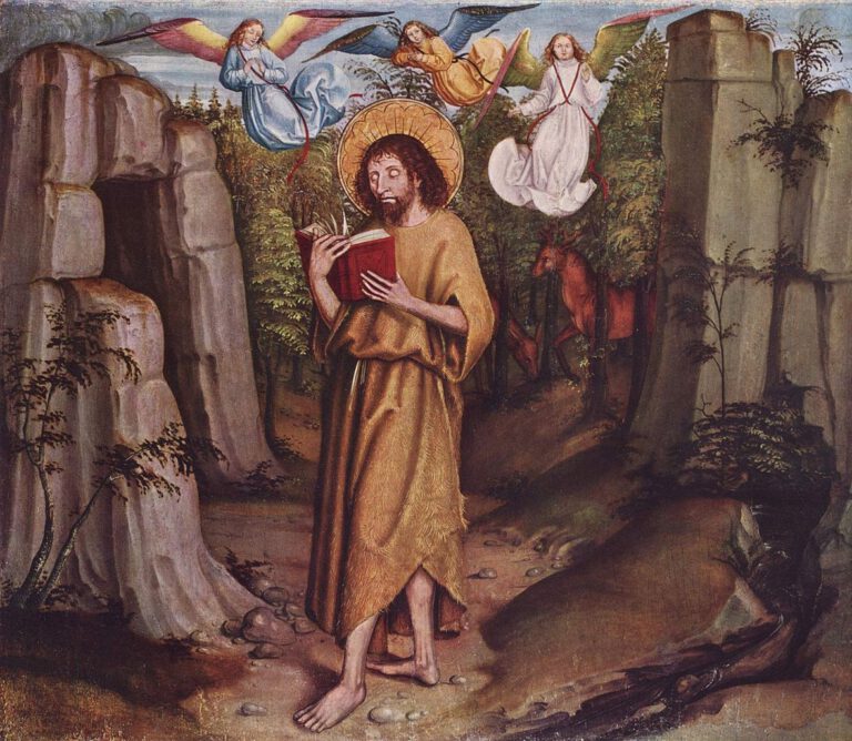 Berner Nelkenmeister, Jean au desert, 1495