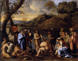 Nicolas Poussin, St Jean Baptiste Baptisant le Peuple, 1635