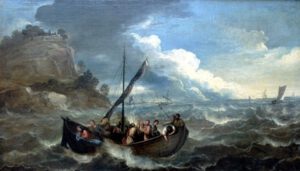 Cornelis de Wael, La tempête apaisée, XVIIe