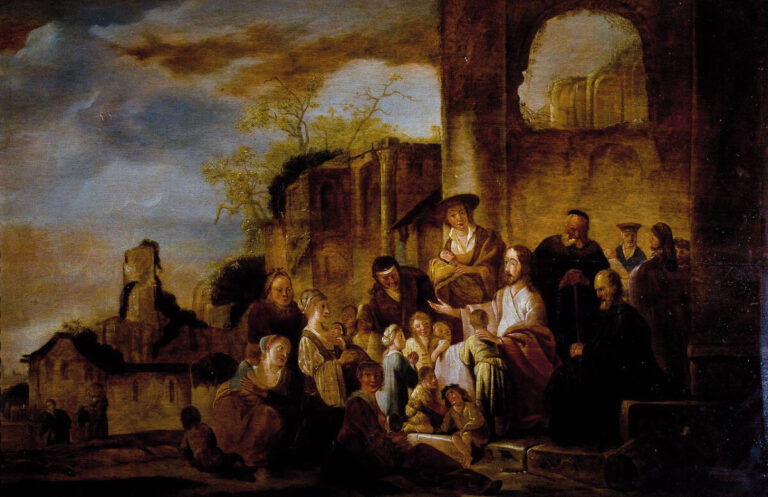 Jacob Willemsz de Wet, Jésus et les enfants, 1675