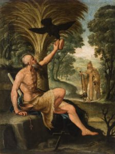 Elie nourri par les corbeaux, XVIIe s.