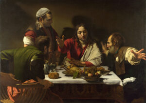 Le Caravage, Souper à Emmaüs, 1602-1603