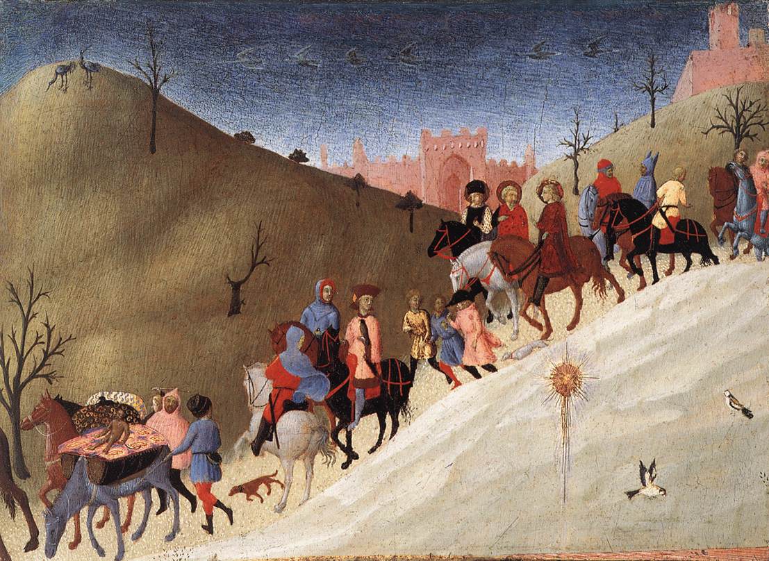 Sassetta, Le voyage des mages, 1440