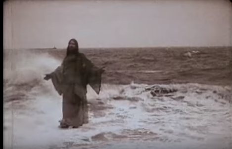 Georges Mélies, Le christ marchant sur la mer, 1899